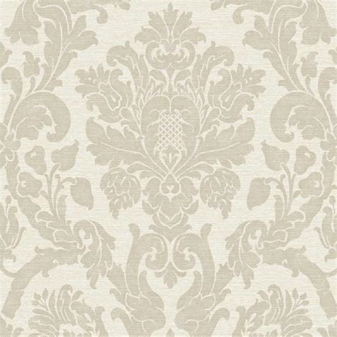 Grandeco Kensington Damask Glitter Wallpaper V416 04 Cream I Want