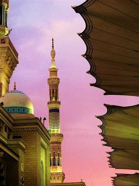 Sunset In Madinah Masjid Al Nabawi Just Before Maghrib Pr Flickr