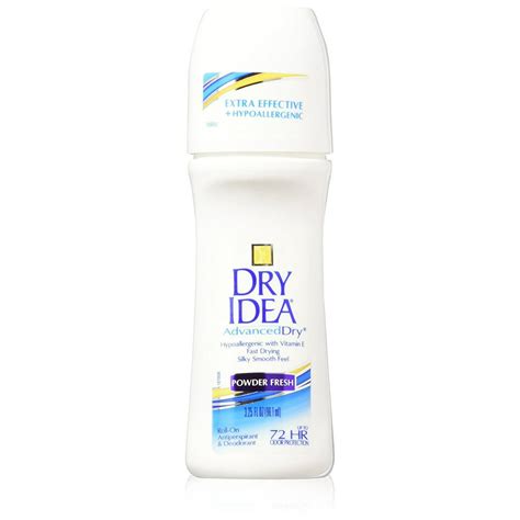6 Pack Dry Idea Roll On Antiperspirant And Deodorant Powder Fresh 325