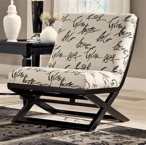Shop for armless accent chairs at walmart.com. Armless Showood Accent Chair with Abstract Script Fabric ...