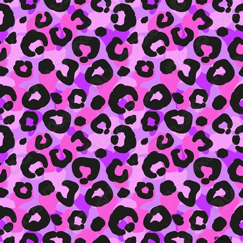 Seamless Leopard Pattern Endless Background Animal Print Vector
