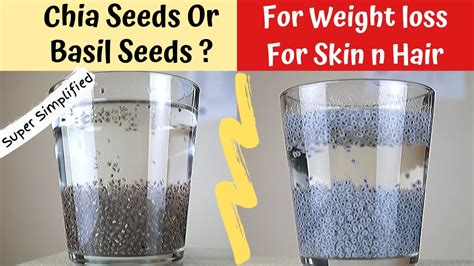 Chia plants also require these. Chia Seeds vs Basil Seeds, Which Works Best For Weight ...