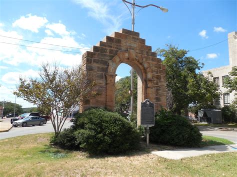 1884 Young County Courthouse Archway Graham Texas The Arc Flickr