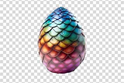 Rainbow Dragon Egg 2 Isolated Graphic By Whimsy Girl · Creative Fabrica