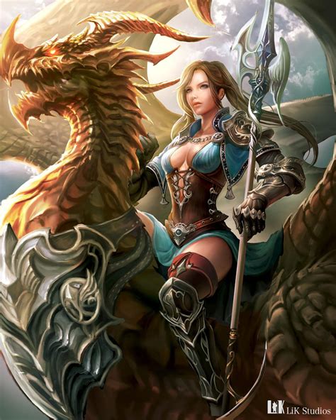 Dragoon Lady By Chenyanyan On Deviantart Fantasy Female Warrior Fantasy Art Women Fantasy Girl