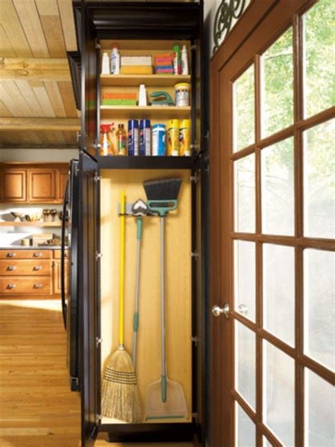 Whether you have a dedicated closet with all your cleaning gear. Home Organizing Ideas - Broom Closet | orangizing for ...