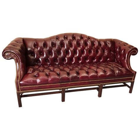 Free delivery and returns on ebay plus items for plus members. Super Luxurious Maroon Tufted Leather Chesterfield Style ...