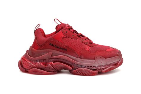 Black triple s clear sole sneaker white triple s clear sole sneaker. The New "Burgundy" Balenciaga Triple S - Fashion ...