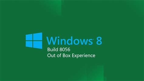 Windows 8 Build 8056 Oobe Metro Version Youtube