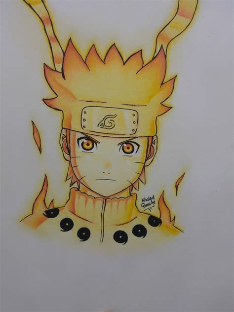 A Drawing Of Naruto From Naruto