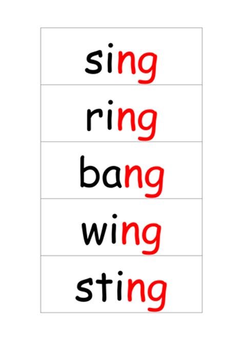 There are 5 sets for a total of 15 pages. Phonics - 'ng' resources | Teaching Resources