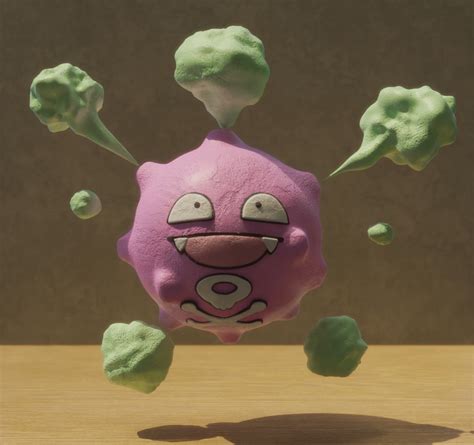 Koffing Claymation R Pokemon