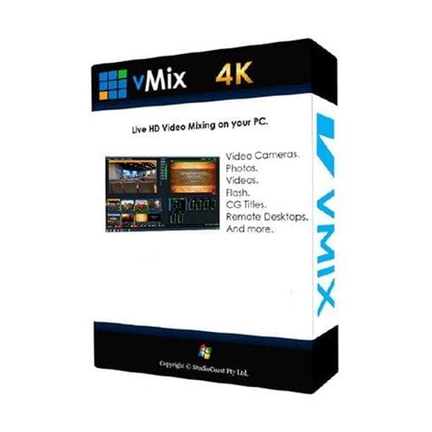 Vmix Live Production 4k Vmix תוכנת Vmix 4k תוכנת וימיקס 4k