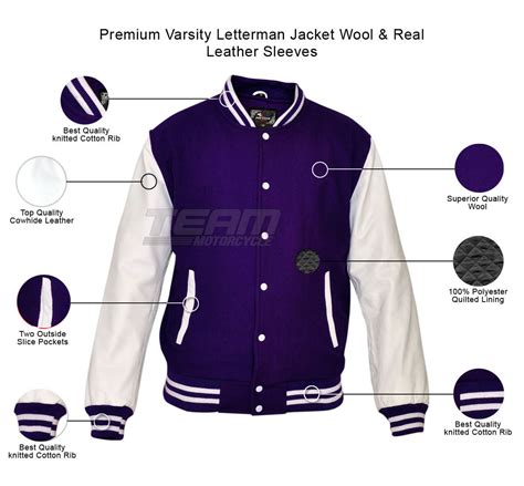 Mens Mj590 Wool With Real Leather Premium Varsity Letterman Jacket