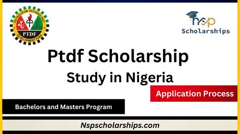Ptdf Scholarship 2024 Study In Nigeria