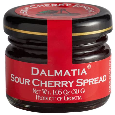 Dalmatia 105 Oz Sour Cherry Spread Mini Jar 30case