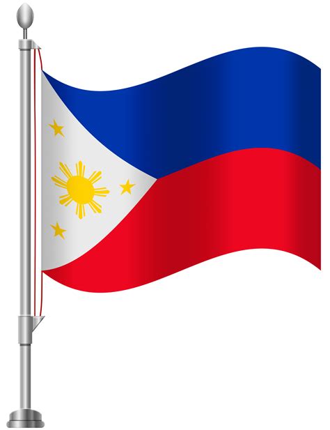 Philippine Flag Hanging In A Flag Pole Clipart 20 Free Cliparts