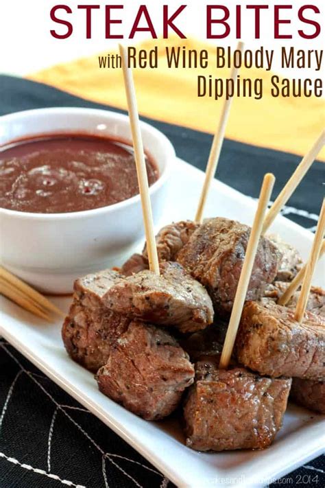 Easy Steak Bites Appetizer With Dipping Sauce Cupcakes