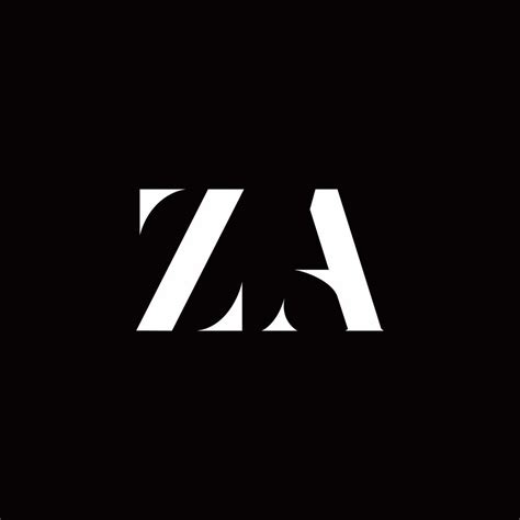 Za Logo Letter Initial Logo Designs Template 2768121 Vector Art At Vecteezy