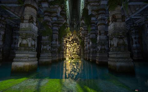 Uncharted The Lost Legacys Temple Hd Wallpaper Download