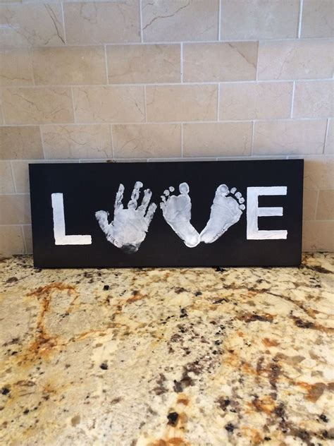 We did not find results for: DIY LOVE sign. Made with son's hand and daughter's feet ...