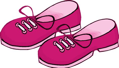 Pink Girl Shoes Clipart