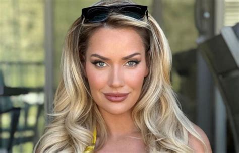 Ig Model Golfer Paige Spiranac Suffocate Her Huge Boobs In Tiny Yellow Bikini Page 6 Of 6