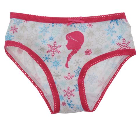 Disney Frozen 5 Pack Briefs Underwear Girls Whitemulti Knickers