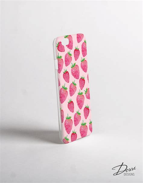 Strawberry Phone Case Design For Iphone Cases Samsung Cases Etsy