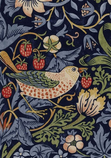 Strawberry Thief Fabric William Morris Art William Morris Designs