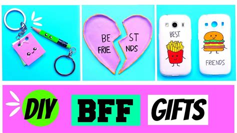 People let me tell you 'bout my best friend. DIY BFF GIFT IDEAS - 3 Quick & Easy DIY Ideas! - YouTube