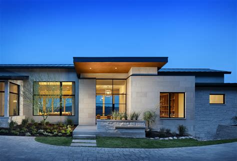 Modern One Story House Exterior