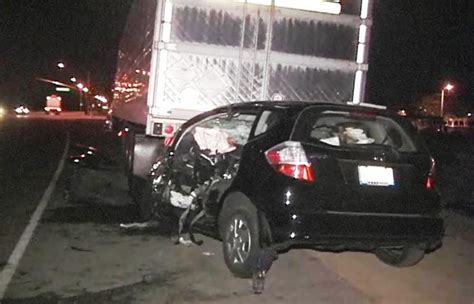 Palmdale Woman Killed After Car Rear Ends Big Rig