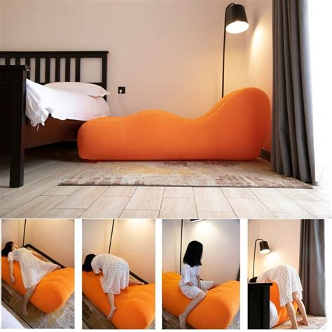 sex bed inflatable pillow chair sofa adult furniture portable cushion for couple ebay