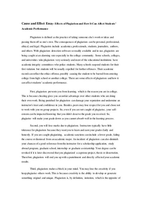 Cause And Effect Example Essay Mibypagur
