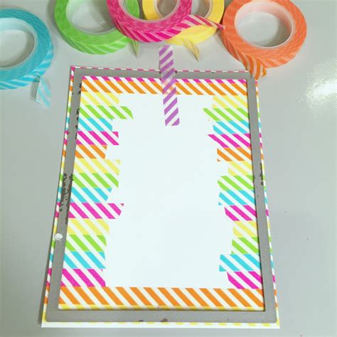 Bubblegum Paper New Product Tuesday Doodlebug Design Candy Stripes Washi Tape Card