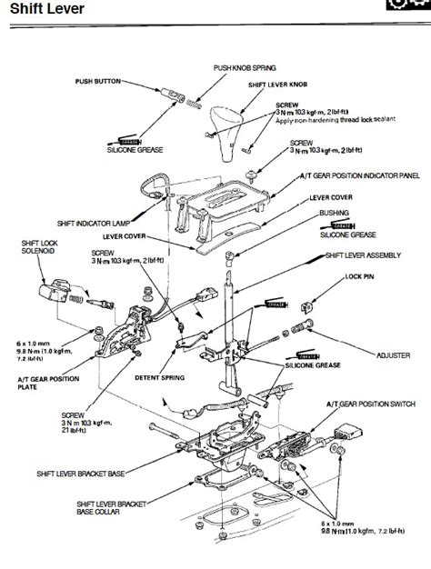 1992 Honda Accord Transmission Shifter Wiring Diagram