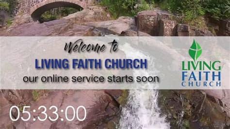 We believe our faith in god should be exciting and our fellowship in the family. Living Faith Church Online Service March 29 - YouTube