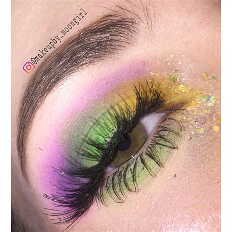 Follow My Instagram For More Makeupbymoongirl On Instagram 💜💚💛 Mardi Gras 💛💚💜i Did A Collab