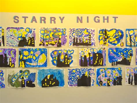 The Talking Walls Van Goghs Starry Night2nd Grader Style