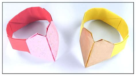 How To Make A Paper Ring 💍 Origami Easy Heart Ring 😍💎 Paper Jewellery 💎 Tutorial By Origamiso