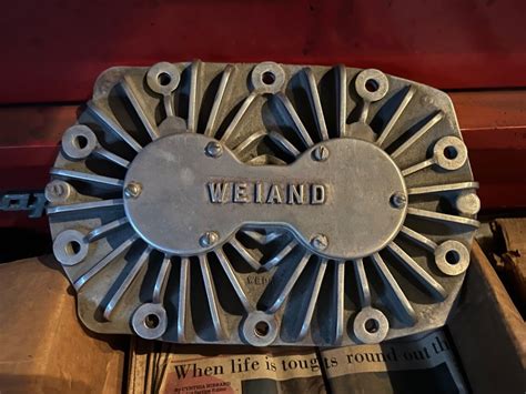 Vintage Nos Weiand Supercharger Bearing Plates Ebay