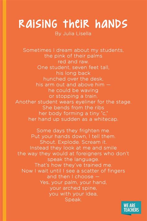 What Do Teachers Make Poem