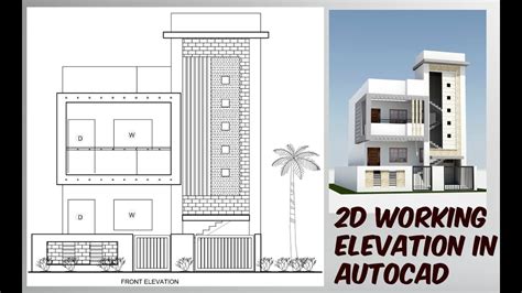 How To Draw House Elevations In Autocad