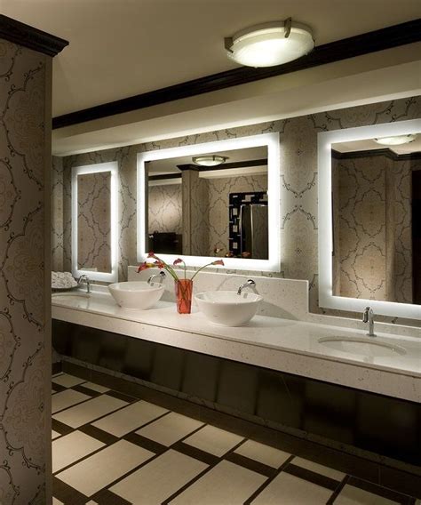 Huge selection of designer vanity lighting with free and fast shipping. Silhouette Lighted Mirror - Electric Mirror | Bliss Bath ...