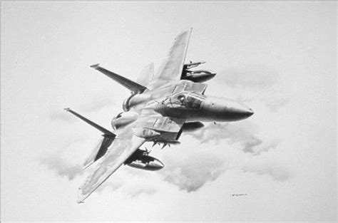 By James Baldwin. F-15 | Aviation art, Aircraft art, Plane drawing