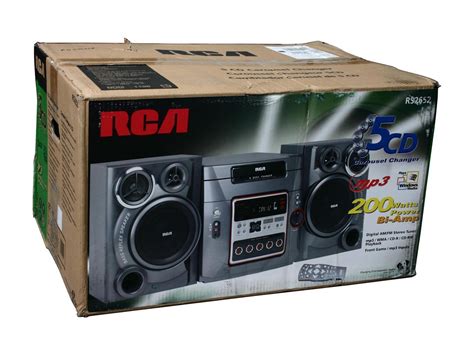 Rca Cdmp3radio 5 Disc Changer Shelf System Rs2652