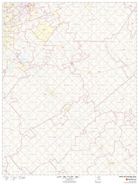 Wilson County Zip Code Map