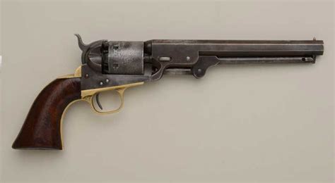colt 1851 fourth model navy revolver 36 cal percussion 7 1 2 barrel traces of original blue