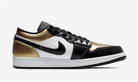 Looking for a good deal on gold chain toe heels? Air Jordan 1 Low Gold Toe CQ9447-700 Release Date Info | SneakerFiles